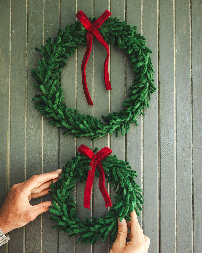 Artisan Felted Wool Wreath