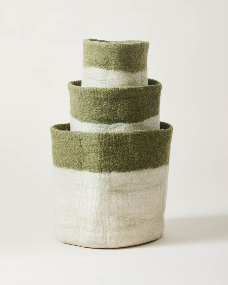 Felt Basket - Set of 3