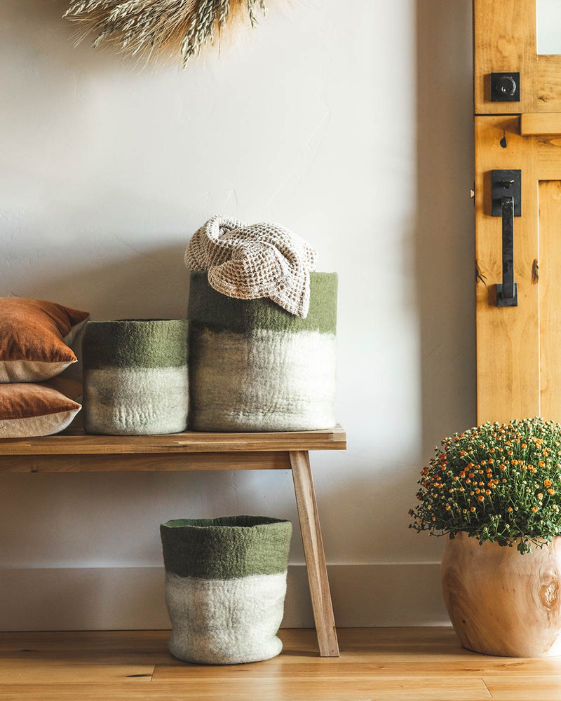 Felt Basket - Set of 3