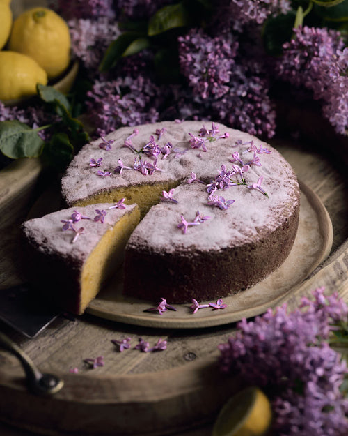 Lilac & Lemon Cake