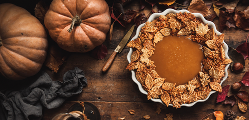 Pumpkin & Caramel Pie
