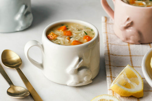 Lemon Chicken Orzo Soup