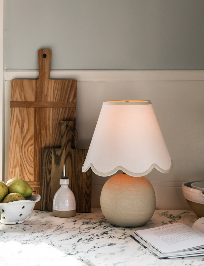 Scalloped Lamp Shade
