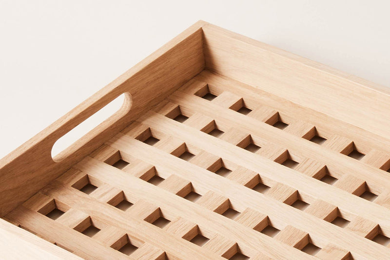 Wooden Lattice Tray