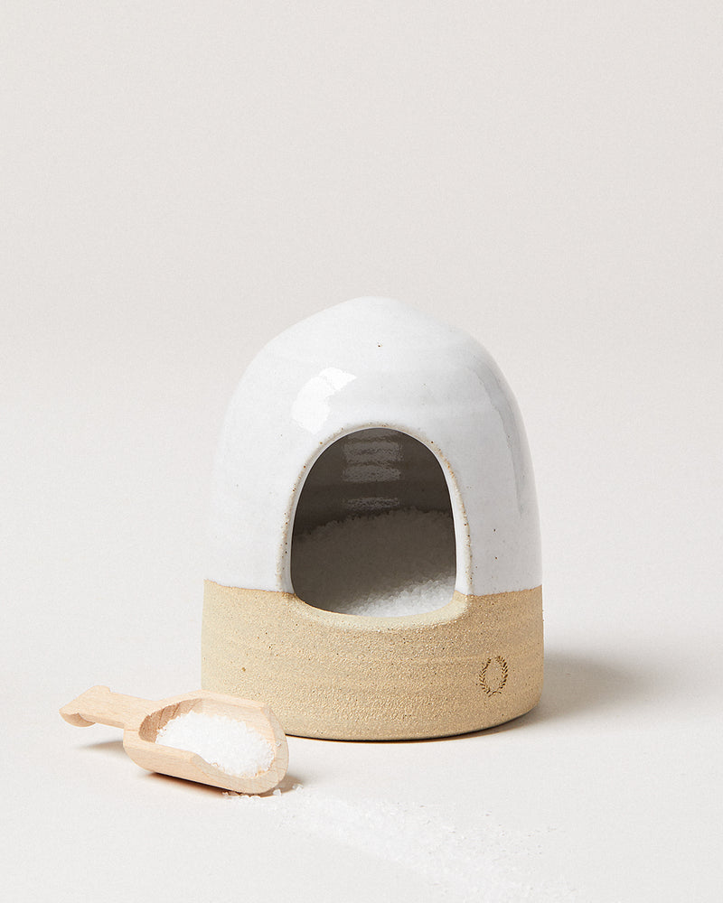 Beehive Salt Cellar & Spoon